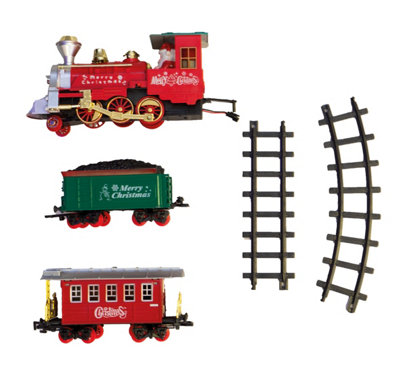 Home Festive Battery Operated Musical Christmas Train Set Ornament- 377cm of Track - 3