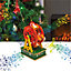 Home Festive Wooden Christmas Musical Ferris Wheel Music Box Ornament