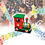 Home Festive Wooden Musical Christmas Train Music Box