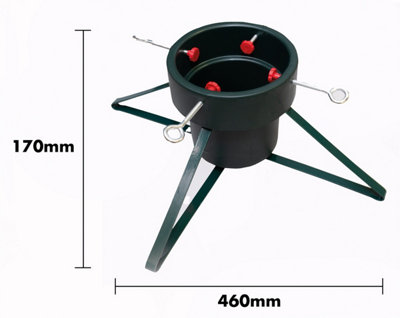 Home Festive Xmas Up to 2.1M Real Christmas Tree Stand Holder with Water Tank