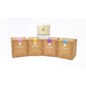Home Fragrance Mixed Set of 4 Gift Boxed Glass Scented Soy Wax Candles 200g