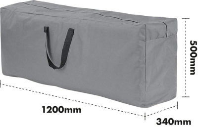 Home Garden Large Outdoor Cushion Pillow Furniture Storage Bag 50x120x34cm