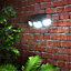 Home Garden Outdoor Solar Powered Motion Sensor LED Wall Security Light