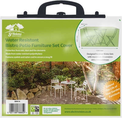 Home Garden Outdoor Water Resistant Green Bistro Patio Table Furniture Set Cover