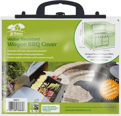 Home Garden Water Resistant Outdoor Large Wagon BBQ Barbeque Cover Protector