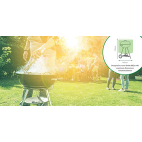 Home Garden Water Resistant Outdoor Small Kettle BBQ Barbeque Cover Protector