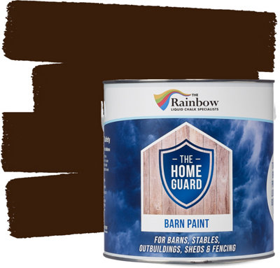 HOME GUARD  BARN PAINT BROWN 2.5 LITRE