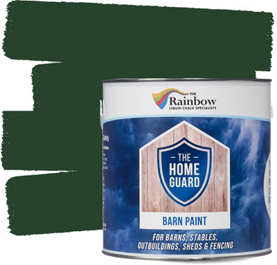 HOME GUARD  BARN PAINT GREEN 5 LITRE