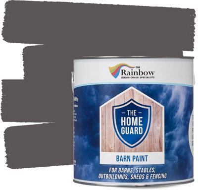 HOME GUARD  BARN PAINT GREY 2.5 LITRE