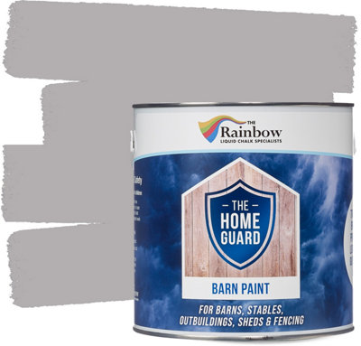 HOME GUARD  BARN PAINT PEBBLE GREY 2.5 LITRE