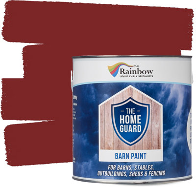 HOME GUARD BARN PAINT RED 2.5 LITRE DIY at B&Q