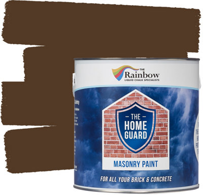 HOME GUARD MASONRY PAINT WALNUT 2.5 LITRE