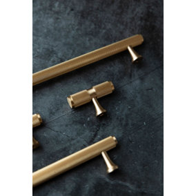 Home Luxe Co Alnwick Brass T Bar Handle 50mm