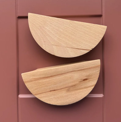 Home Luxe Co Charlton Wood Half Moon Handle