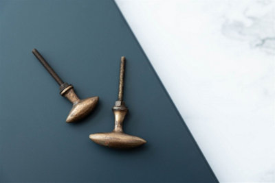 Home Luxe Co Droplet 33mm Iron Cabinet Knob