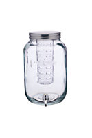 Home Made 7.5 Litre Glass Infuser Drinks Dispenser