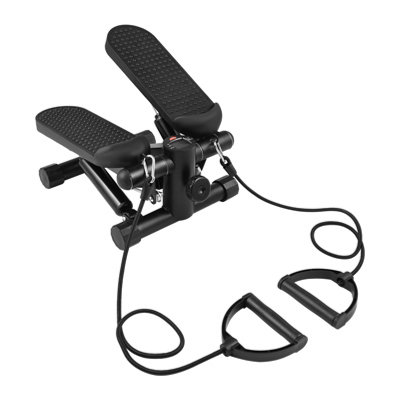Home mini stepper with resistance band and LCD display, 100kg capacity ...
