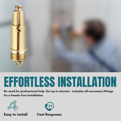 Home Range Brass Click Clack Brass Spring for Basin Wastes (Brass Nut)