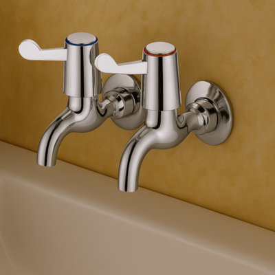 Home Range Chrome Basin Mixer Tap, Contemporary Mono Single Lever with Reliable Brass Construction