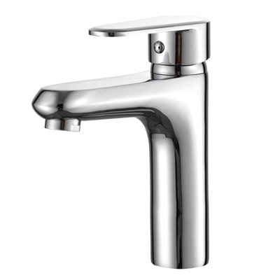 Home Range Chrome Basin Mixer Tap Single Lever Handle SPIRO