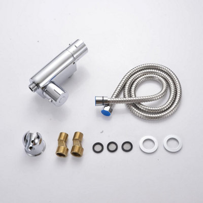 Home Range Chrome Bidet Thermostatic Douche Spray Kit, Complete Hygiene ...