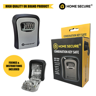 Home Secure Combination Key Safe - Weather-Resistant Wall Mounted Key ...