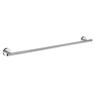 HOME - Single Towel Rail in Polished Chrome. Length 648 mm