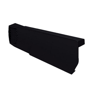 Home.smart Black Dry Verges, Universally Handed Units for Gable Apex Roof Tiles, 1 Metre