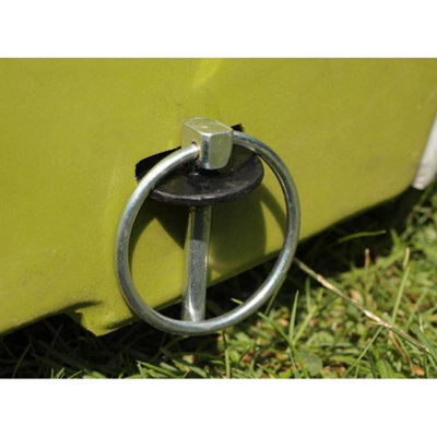 Home.smat 2 x Linch Pins 4.5 x 40mm Plated Retaining Fixings for Trailers & Machinery - 4