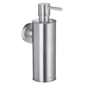 HOME Soap Dispenser in Brushed Chrome wall mounted