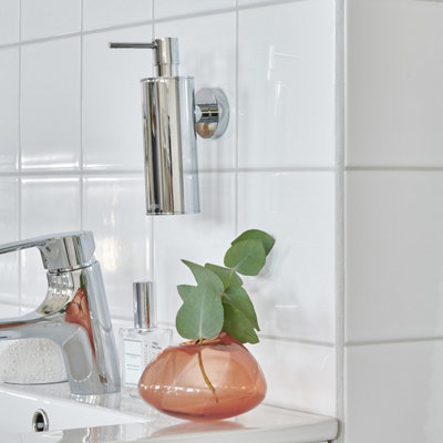 HOME - Soap Dispenser in Polished Chrome wall mounted
