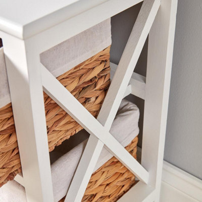 White 4 deals drawer storage unit