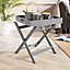 Home Source Alpine Butlers Side Table Grey