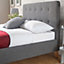 Home Source Ashbourne 4ft6 Double Bed Grey