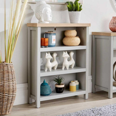 Small on sale gray bookcase