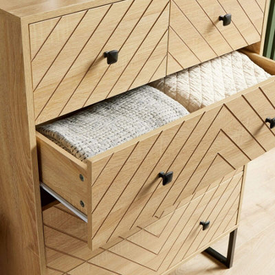 Home Source Aztec Chest 5 Drawers