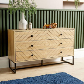 Home Source Aztec Chest 6 Drawers