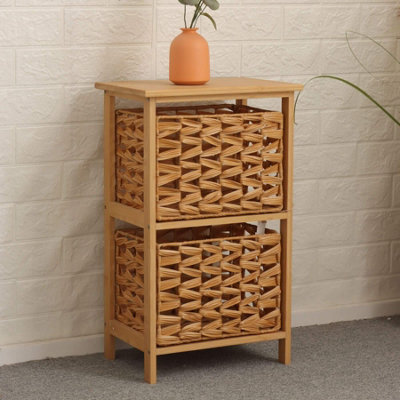 Home Source Bacton 2 Drawer Storage Chest