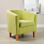 Home Source Bedford Small Padded Tub Chair Green