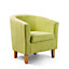 Home Source Bedford Small Padded Tub Chair Green