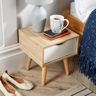 Bungalow 5 jolene 1 deals drawer side table in ivory