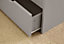 Home Source Bruges 2 Drawer Lift Up Coffee Table Grey