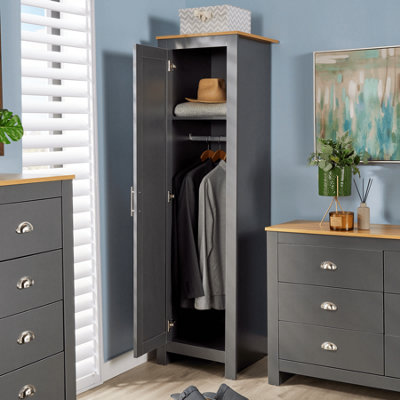 Slim shop wardrobe storage