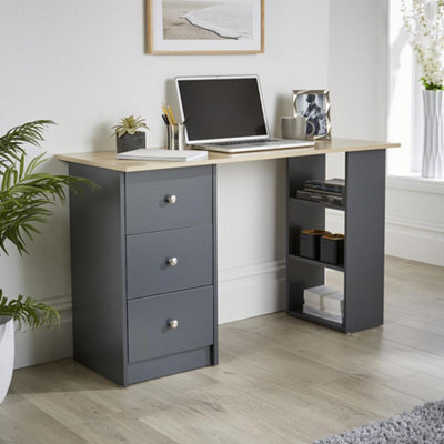 Grey store office drawers