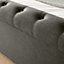 Home Source Chester Charcoal Grey King Bed