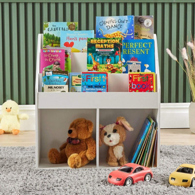 Home Source Coco Kids Toy Storage Bookshelf Unit