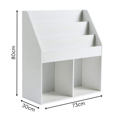 Home Source Coco Kids Toy Storage Bookshelf Unit