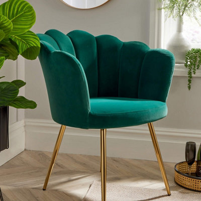 Emerald green cocktail chair discount