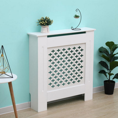 Home Source Crofton Small White Radiator Cover Unit