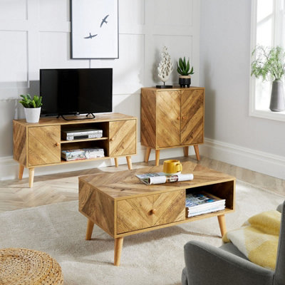 Home Source Dallas Tv Stand Black | Robert Dyas